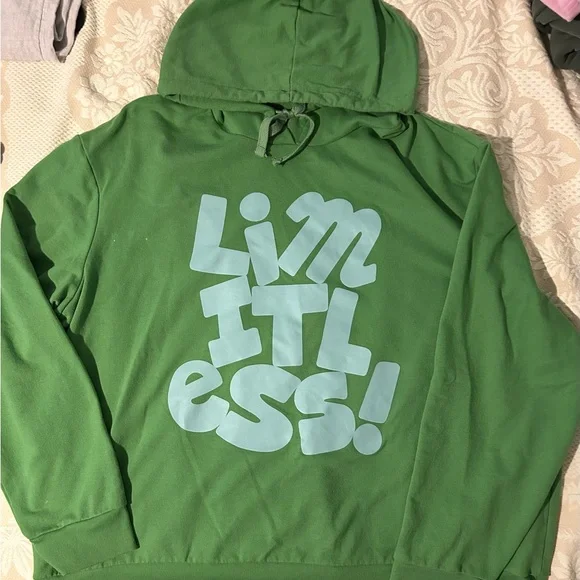 Target Shirts Target Green And Blue Pullover Hoodie Sweatshirt